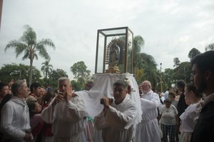Fue multitudinaria la peregrinación a la Basílica de Guadalupe. Crédito: Manuel Fabatía