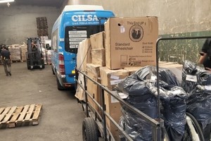 CILSA entregó más de 60 sillas de ruedas y elementos ortopédicos a damnificados en Bahía Blanca