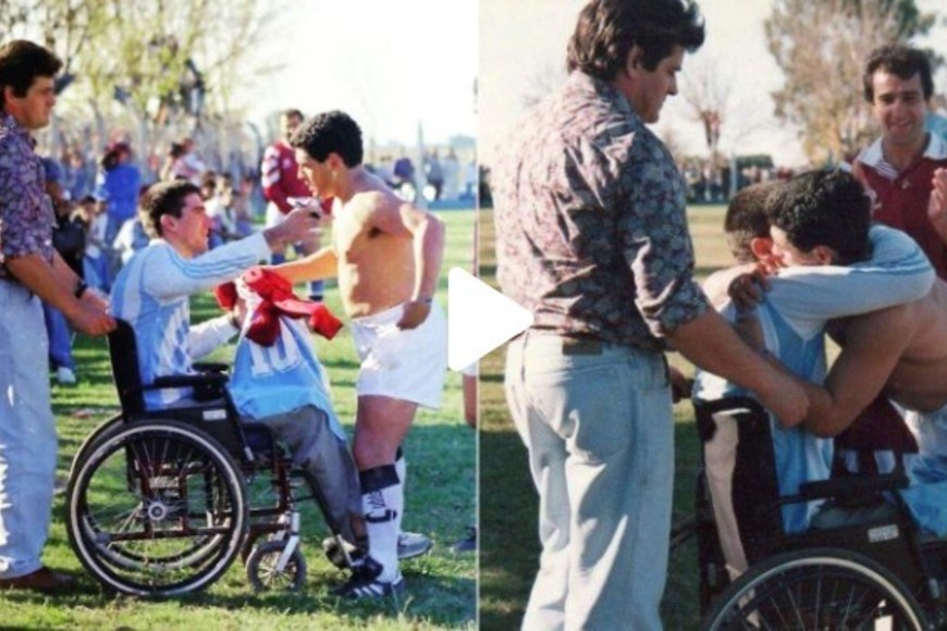 Diego Maradona en Totoras