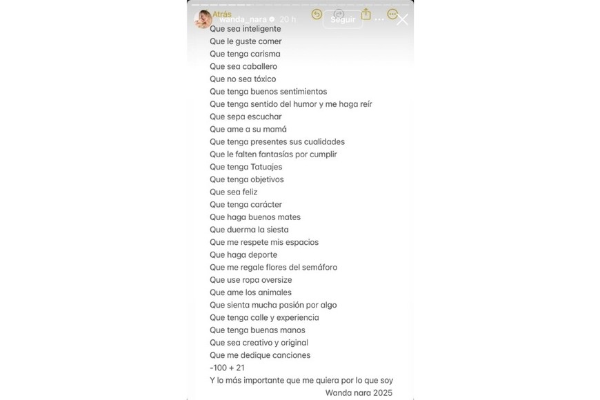 Crédito: @wanda_nara