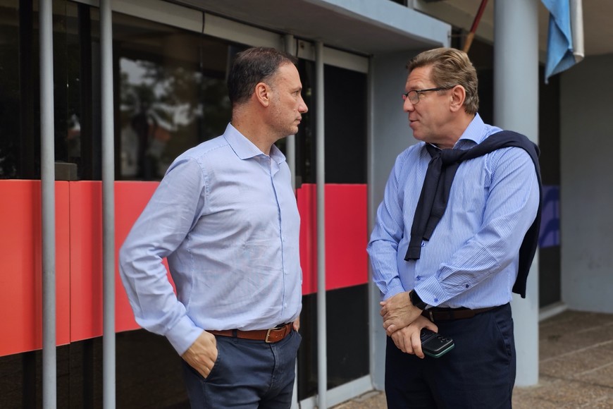 Borla confirmó que con el Ministro habló respecto de lo que será la futura pavimentación de la ruta que va a Saladero Cabal la cual se divide en dos tramos.