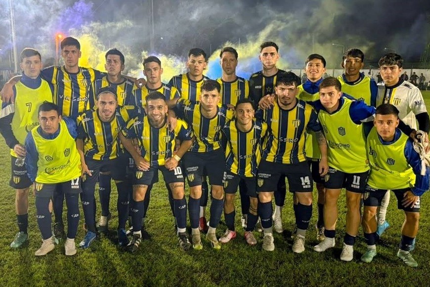 Belgrano de Serodino le ganó como visitante al equipo que era único líder, Timbuense. Crédito: CM Belgrano de Serodino.