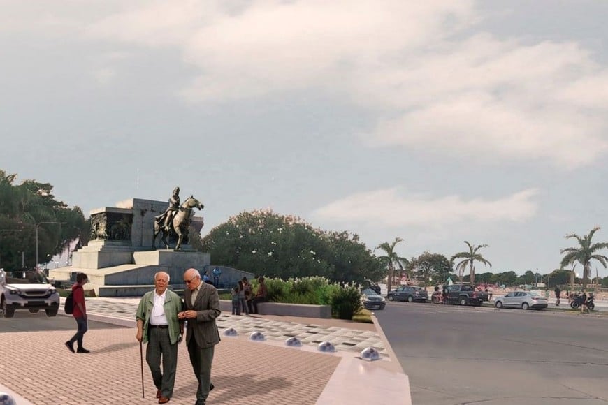 El Monumento al Brigadier será resignificado, según la Provincia.