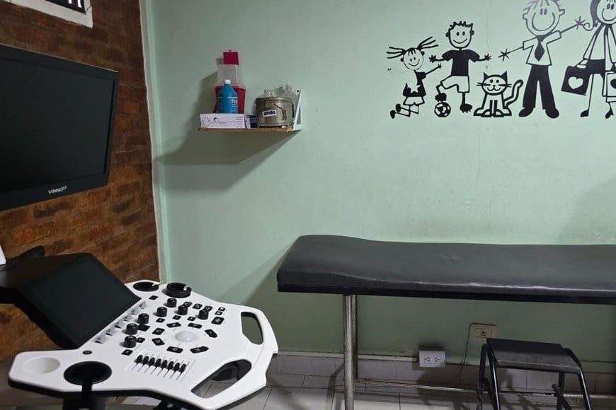 Ciancio,encabezó la puesta en funcionamiento del nuevo ecógrafo de última generación en el Samco de Alcorta.