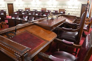 La Cámara de Diputados será adaptada para la realización de la Convención. Foto: Luis Cetraro.
