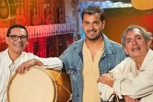 Los Nocheros, grupo salteño, en su homenaje a Horacio Guarany
