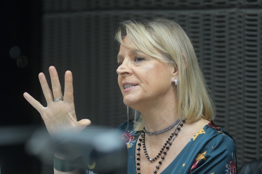 “En 15 años pasó de todo, y siempre estuvimos acompañándonos", María Sara Giumelli. Foto: Manuel Fabatía.