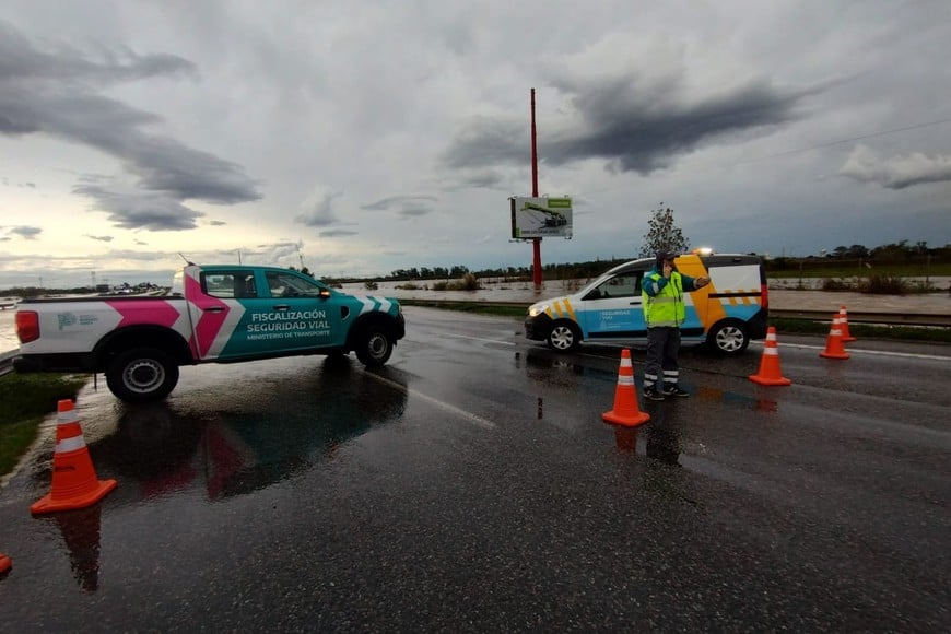 Cortes preventivos en zonas anegadas.