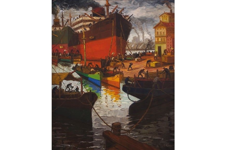 Obra de Quinquela Martín. Foto: Museo Castagnino