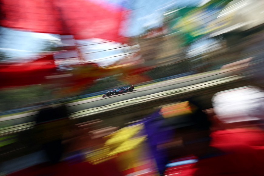 Formula One F1 - Emilia Romagna Grand Prix - Autodromo Enzo e Dino Ferrari, Imola, Italy - May 18, 2025
Alpine's Franco Colapinto in action during the race REUTERS/Jakub Porzycki