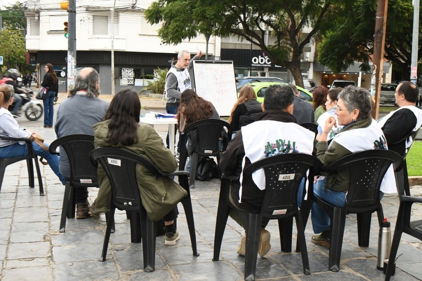 Camino a una nueva marcha federal, aún sin fecha pautada. Crédito: Luis Cetraro