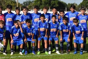 Selección Sub 12, Liga Santafesina de Fútbol. Tres partidos jugados, tres ganados. Foto: Gentileza.