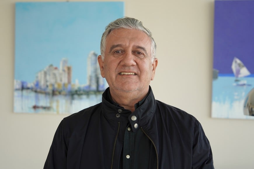 Lucho Trento, Bernardo Castiglioni y Sergio Winkelman, los tres vicepresidentes que acompañan a Pipo Desvaux en busca del gobierno de Unión. Foto: Fernando Nicola