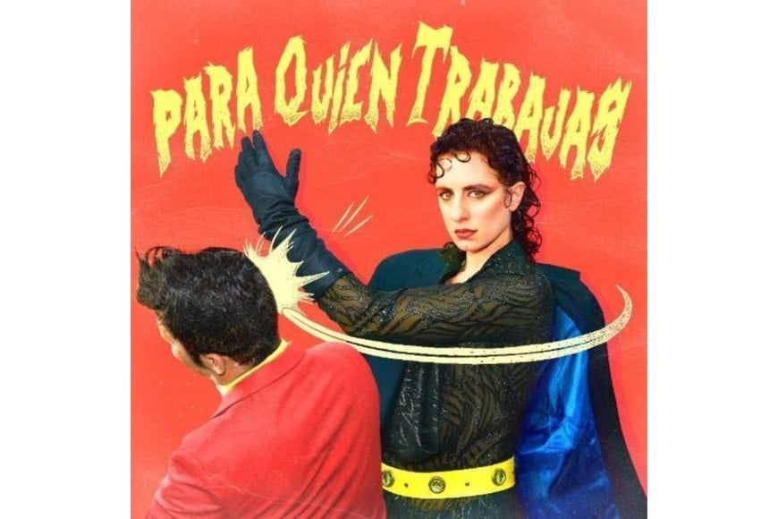 Marilina Bertoldi, cantante sunchalense radicada en Buenos Aires. El arte de tapa del álbum “Para quien trabajas vol I”, con foto de Santiago Del Sel y diseño de Patronaria.