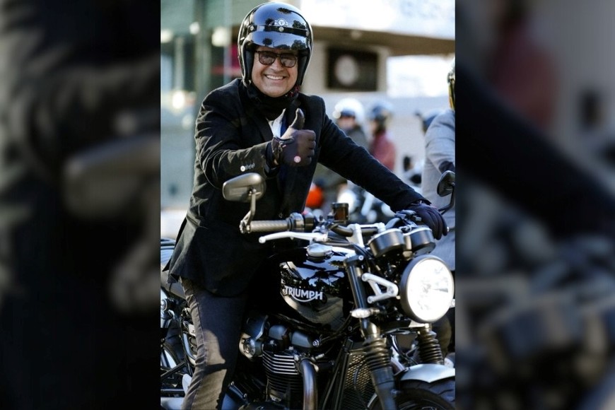 Miles de motos, una misma causa: visibilizar  el cuidado de la salud masculina. Créditos: Triumph y Grupo Corven