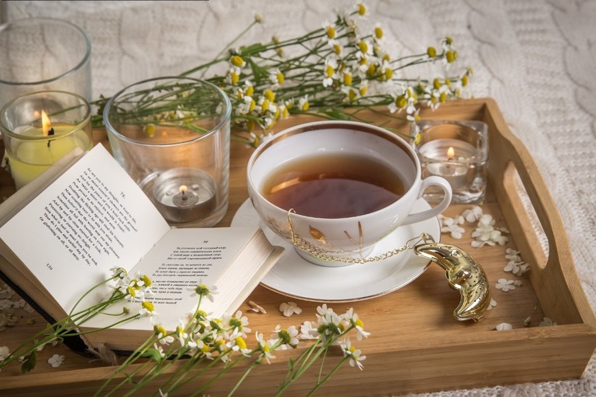 Variedades de hojas secas listas para infusionar.