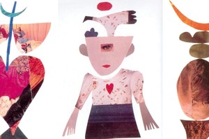 Obras de Hugo Padeletti que combinan técnicas. Foto: Archivo El Litoral