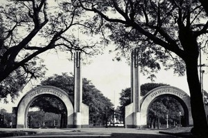 Así lucía el acceso al parque el siglo pasado.

Fernando Birri (Archivo).