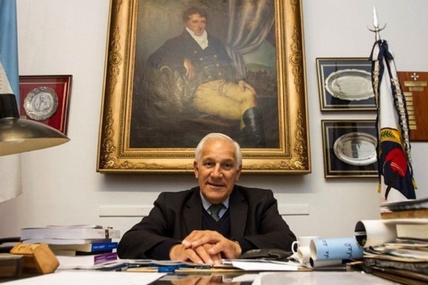 Manuel Belgrano, chozno del creador de la Bandera, es presidente honorario del Instituto Nacional. Foto: Gentileza