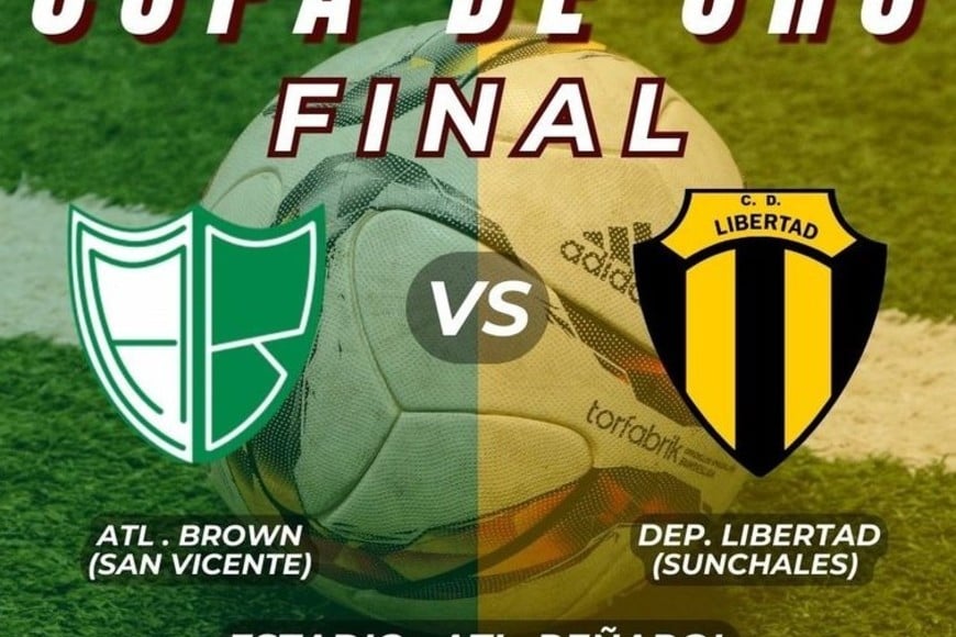 El domingo a las 15 se define el campeón de "Oro" de la Copa departamental. Foto:LRF