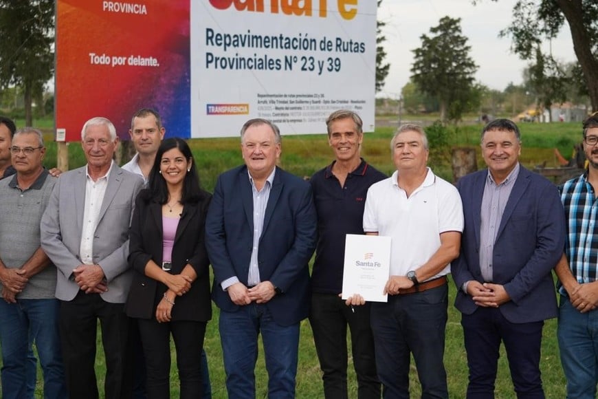 La obra beneficia a vecinos de las localidades de Arrufó, Villa Trinidad, Colonia Rosa, San Guillermo y Suardi, cómo así también de la producción local.