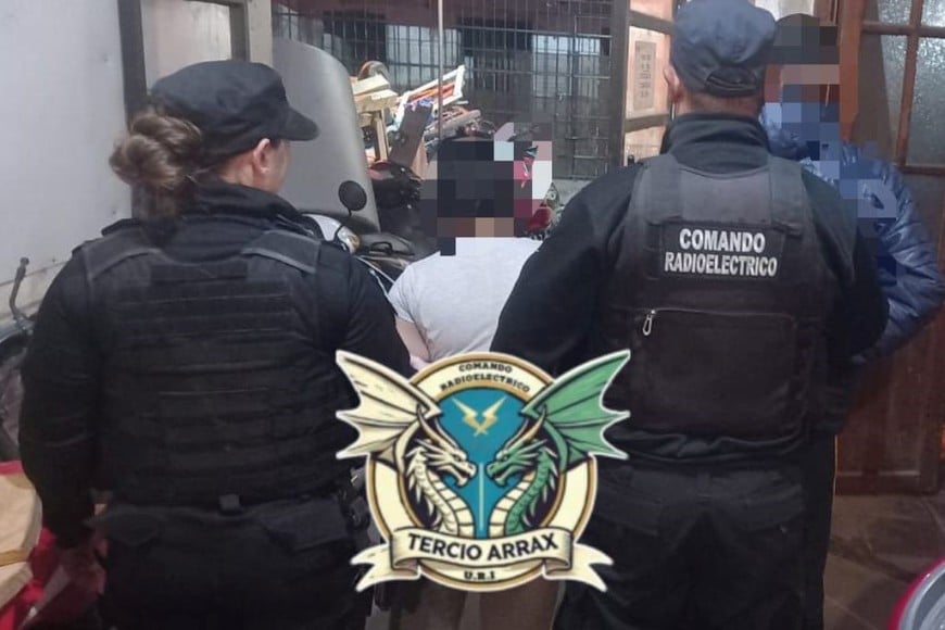 Los detenidos fueron trasladados a la Comisaría 8a.