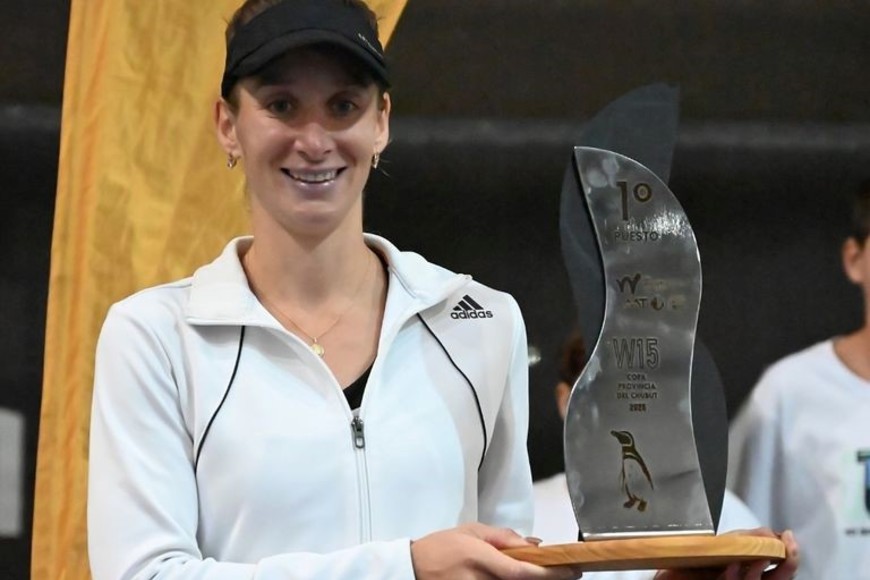 La venadense volvió a gritar campeona en Trelew. Foto: Eli Luthard