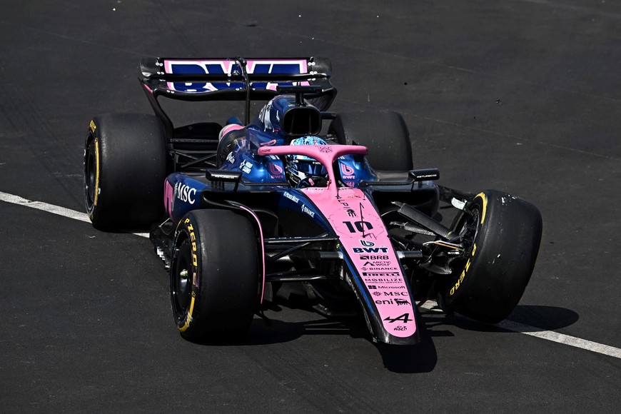 Formula One F1 - Monaco Grand Prix - Circuit de Monaco, Monaco - May 25, 2025
Alpine's Pierre Gasly with damage returns to the pits Pool via REUTERS/Gabriel Bouys