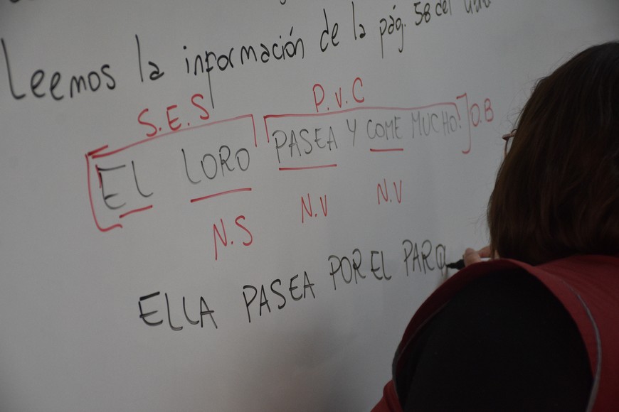 aula estudiantes escuela lectura alfabeto