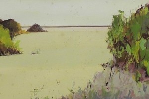 Fragmento de la serie de El Arenal, de Gargatagli. Foto: Museo de Bellas Artes Pedro Martínez