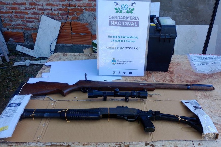 Parte de los estupefacientes incautados en los allanamientos.