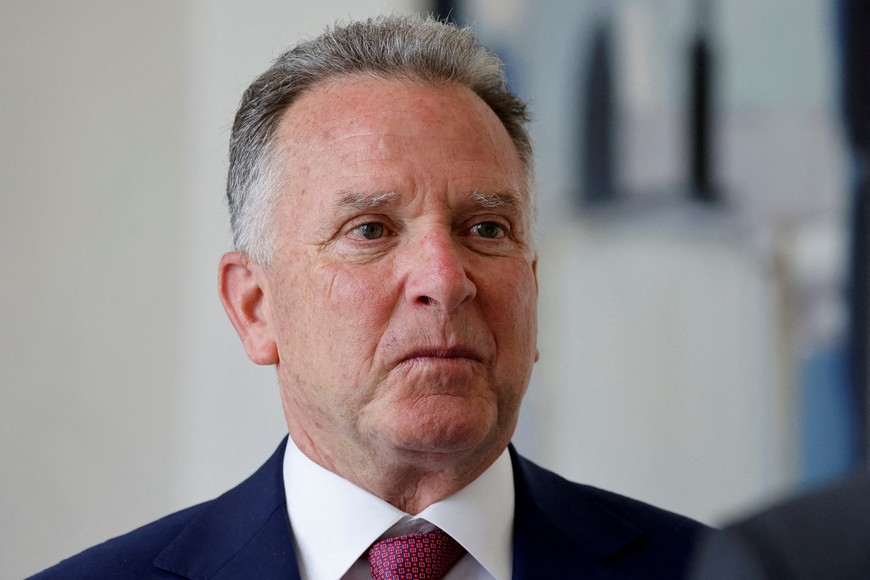 FILE PHOTO: U.S. Special Envoy Steve Witkoff looks on before a meeting with France's president at the Elysee presidential palace in Paris on April 17, 2025.  LUDOVIC MARIN/Pool via REUTERS/File Photo