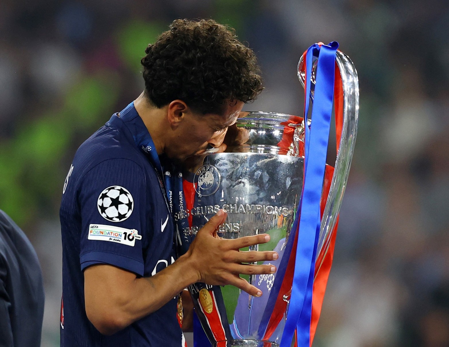El capitán Marquinhos obtutvo finalmente el título.