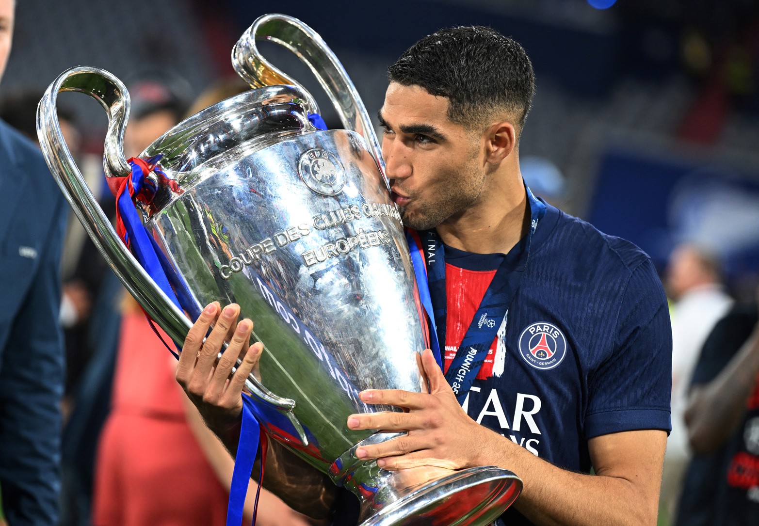 Hakimi, autor del primero gol.