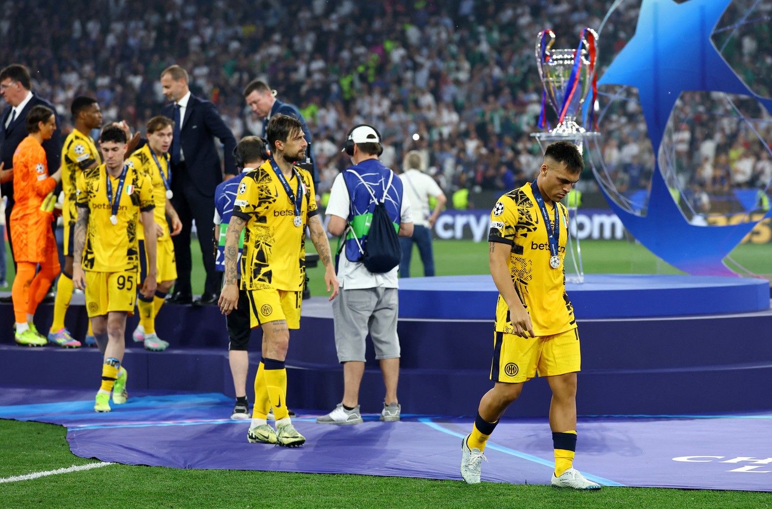 Lautaro Martinez se quedó sin el título.