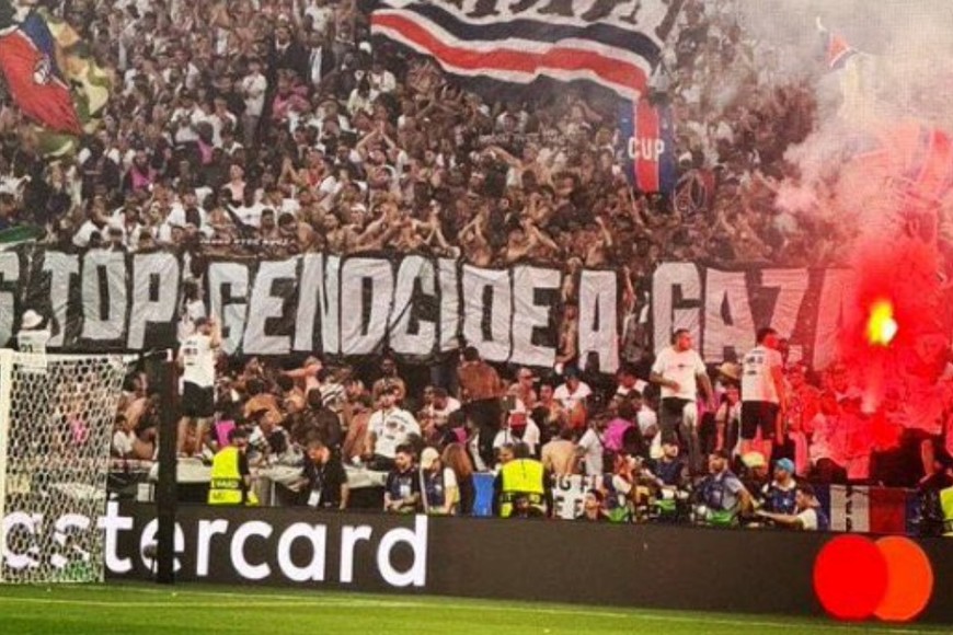 La bandera del PSG.