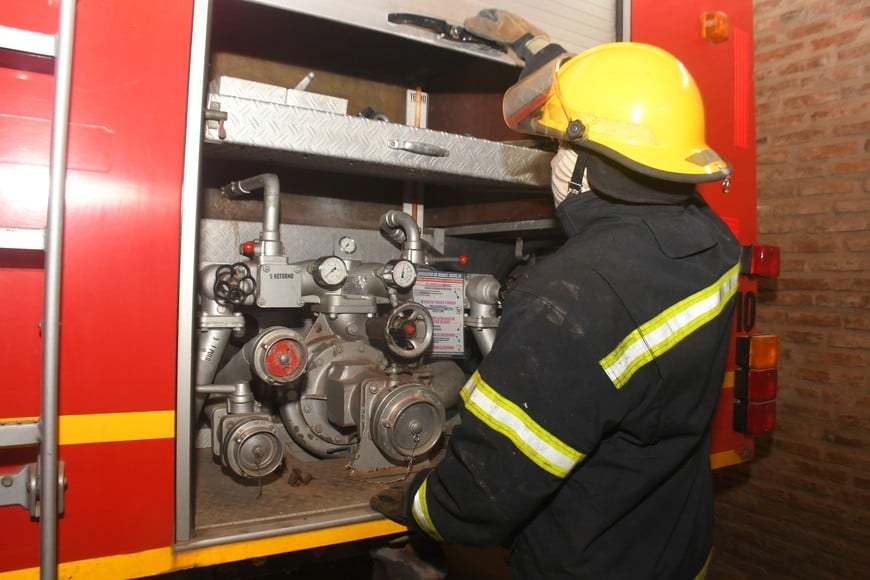 Equipamiento listo para responder ante cualquier emergencia. Crédito: Flavio Raina.