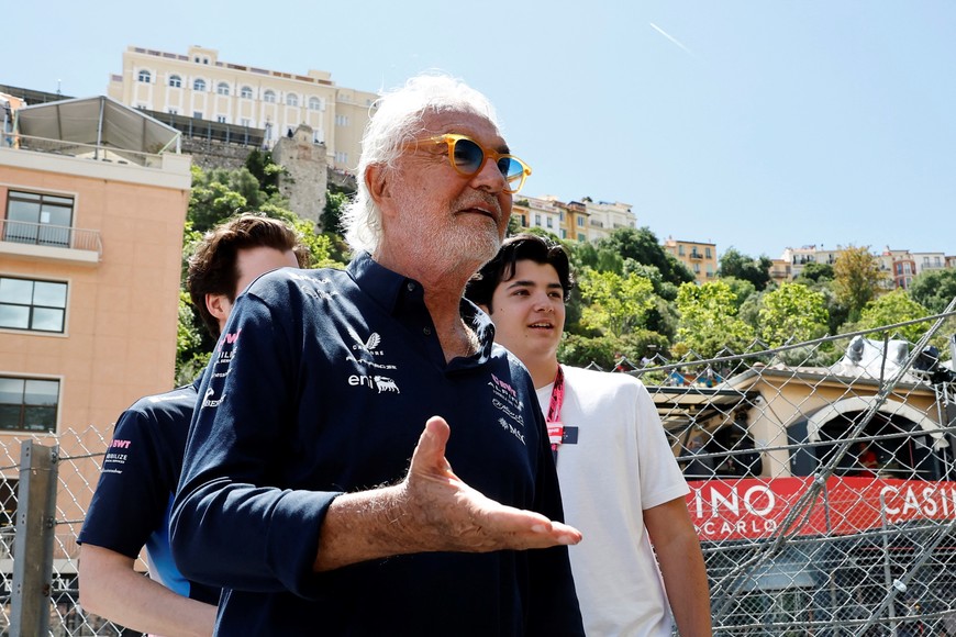 Formula One F1 - Monaco Grand Prix - Circuit de Monaco, Monaco - May 23, 2025
Alpine executive director and de facto team principal Flavio Briatore arrives ahead of practice REUTERS/Stephanie Lecocq