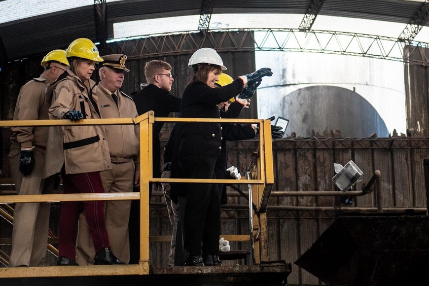 Bullrich destruyó media tonelada de cocaína en San Lorenzo. Créditos: Prensa Ministerio de Seguridad