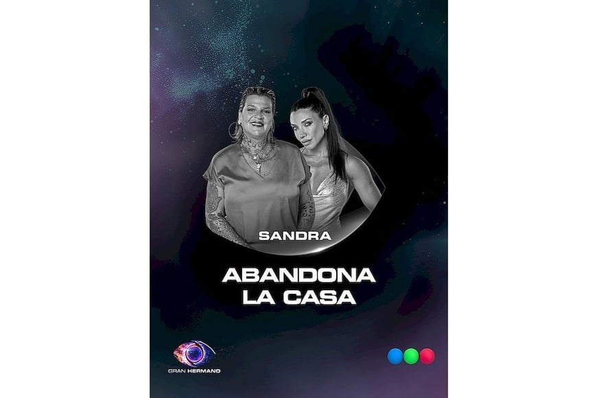 Finalmente, Sandra fue quien abandonó el juego.