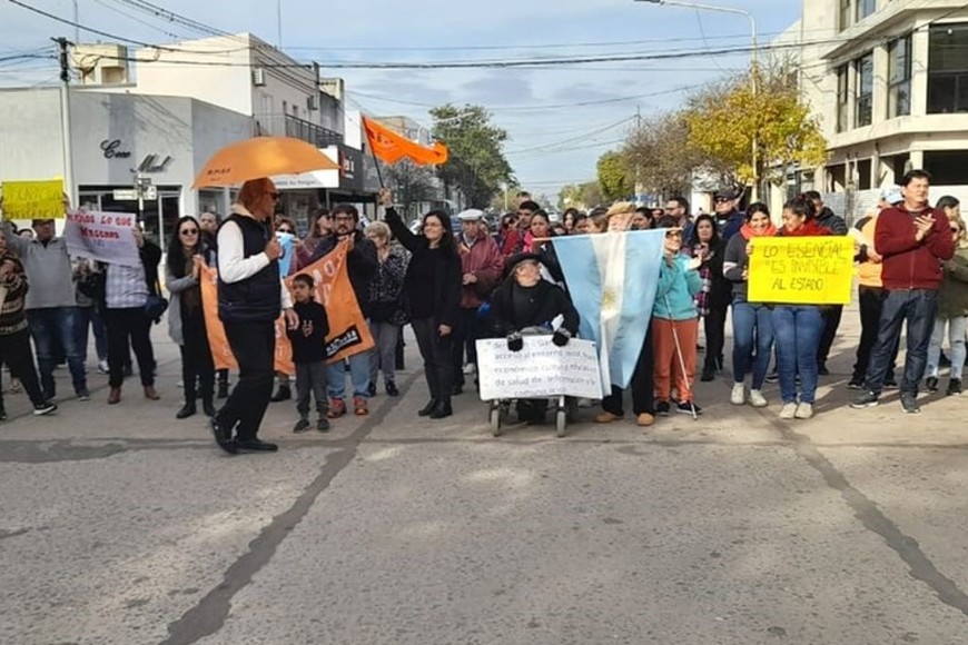 Manifestación en Vera.
