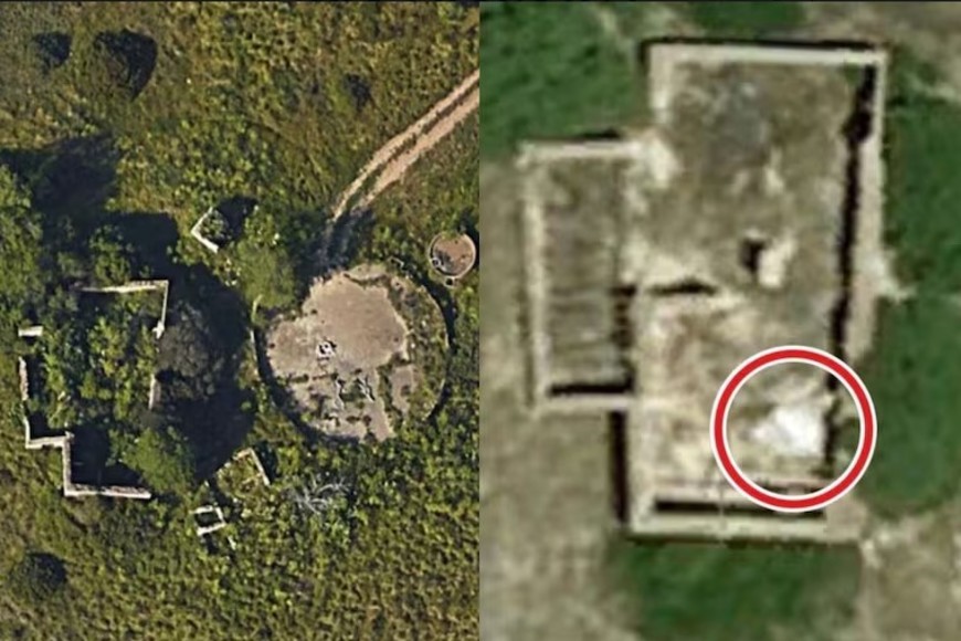 Caso Madeleine McCann: una imagen satelital de 2007 llamó la atención por la aparición de una especie de carpa.