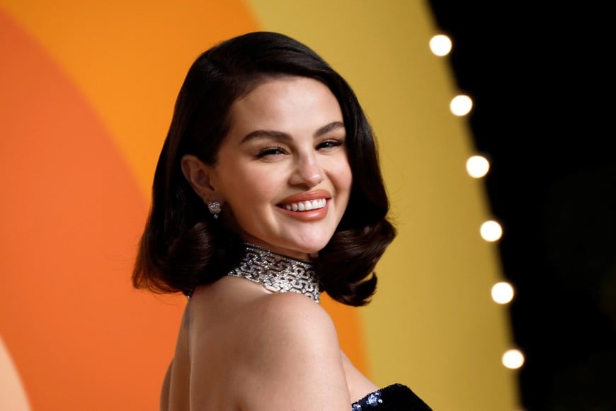Selena Gomez attends the Vanity Fair Oscars party after the 97th Academy Awards, in Beverly Hills, California, U.S., March 2, 2025. REUTERS/Danny Moloshok