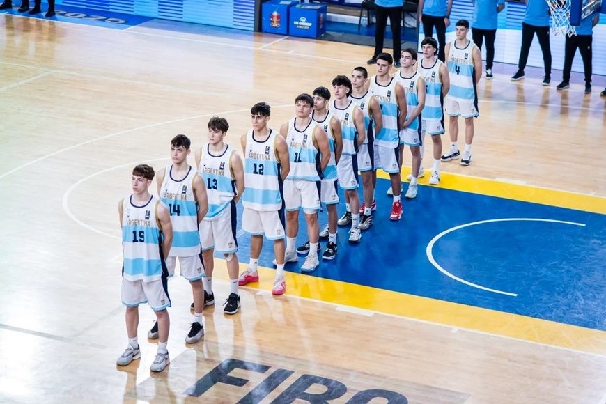 Argentina cayó ante Estados Unidos en el cierre de la fase de grupos de la AmeriCup U16 masculina de básquet. Foto: FIBA