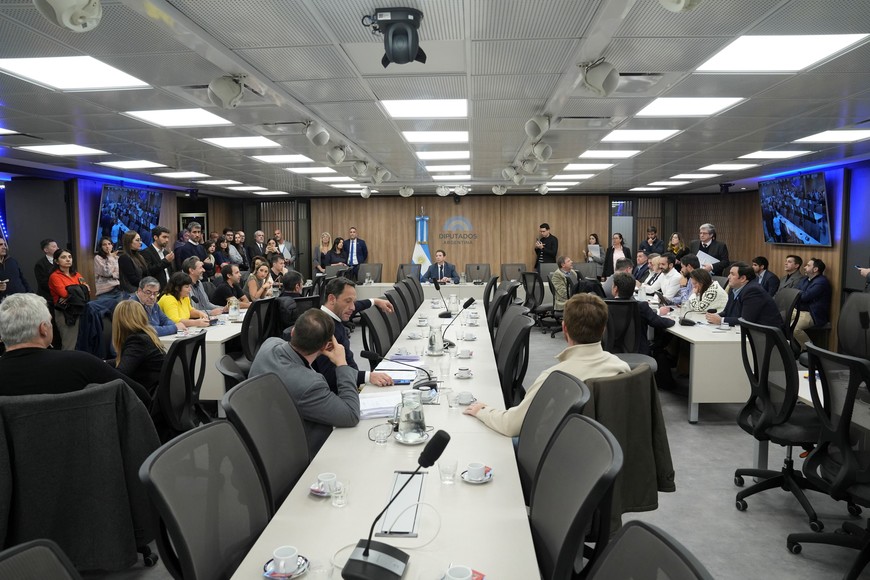 El Secretario Parlamentario de Diputados, Adrián Pagán, seguirá presidiendo la comisión ante la falta de acuerdo en la elección de autoridades. Foto: HCDN.