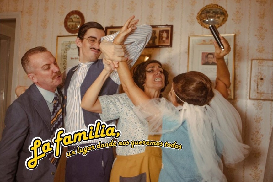 "La familia, un lugar donde nos queremos todos". Foto: Gentileza producción