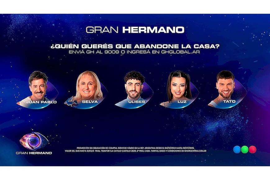 Así quedó la placa tras la nominación de este miércoles.