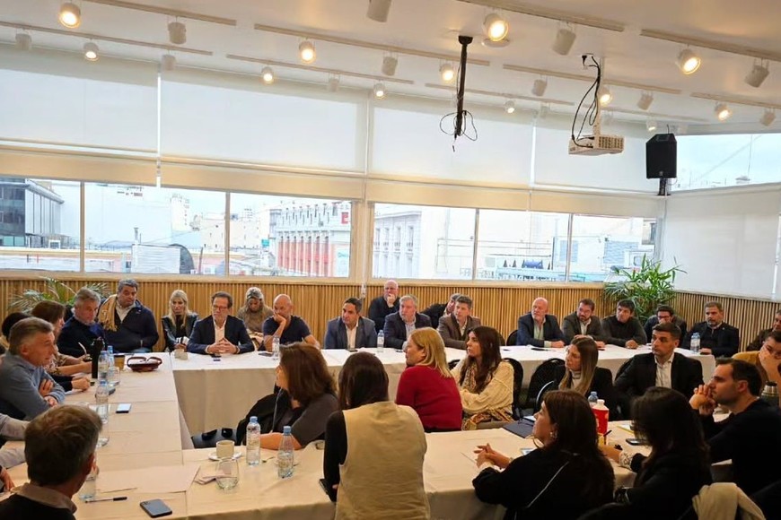 La reunión del PRO en CABA tuvo lugar este viernes.