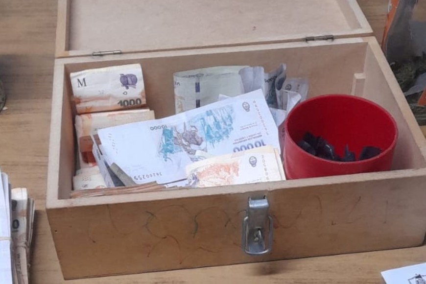 Parte de los elementos secuestrados.