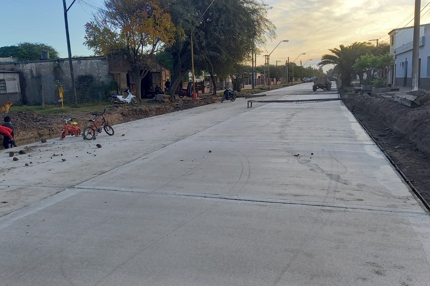 Las obras superan 90% de avance, restando sólo la construcción de 120 metros lineales de cordones y las juntas en las últimas dos cuadras.